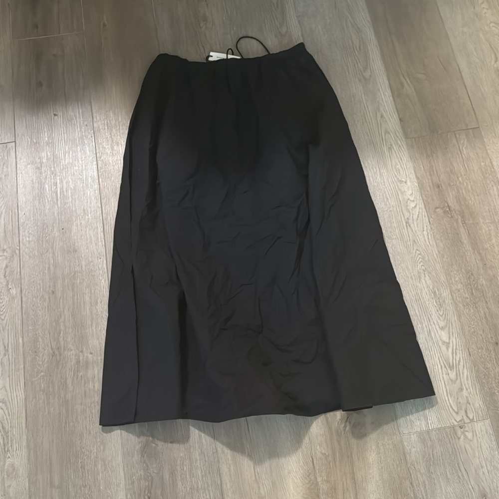 NEW! Banana Republic Black Cotton Poplin Maxi Skirt 722656 🌅2️⃣ - Picture 7 of 8
